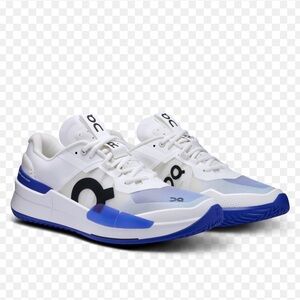 On Running Men's White and Blue Performance Sneakers